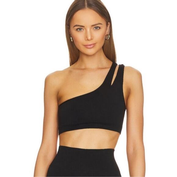 Camila Coelho NWOT Belmira One Shoulder Bra in BlackL/XL